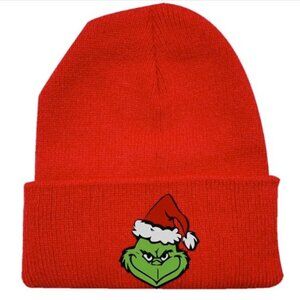 New Red Christmas Beanie Hat
